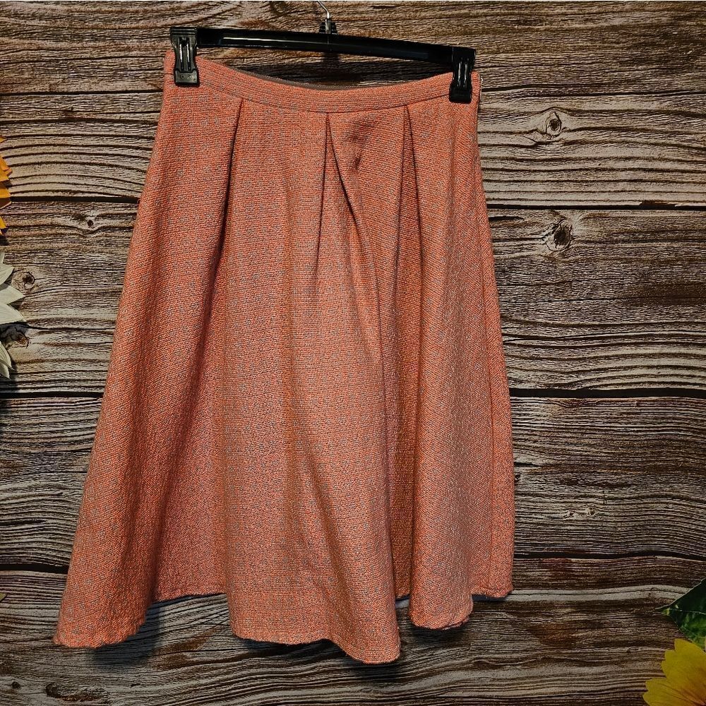 Best Society skirt Women's medium orange/tweed Pre-owned